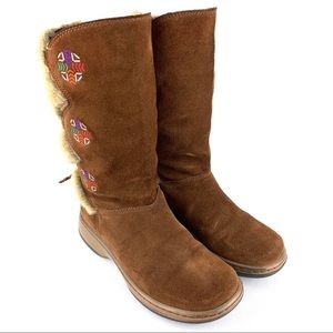 Dansko | Suede Faux Fur Boots